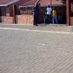 Members of the local community in Ngangelizwe, Mthatha, were employed and trained within government’s Expanded Public Works Programme to lay the concrete block paving on roads and pavements in the township.