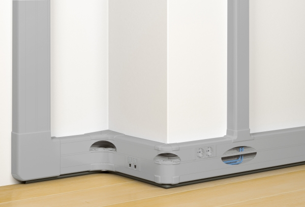 Legrands grey DLP trunking