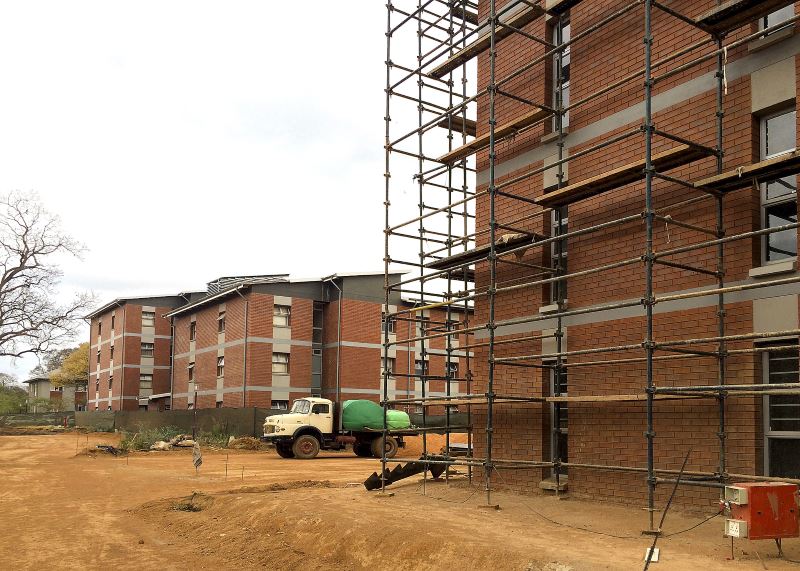 Phase 2 of the Onderstepoort Student Housing development. Photo credit Tienie van Rooyen of MEG Architects