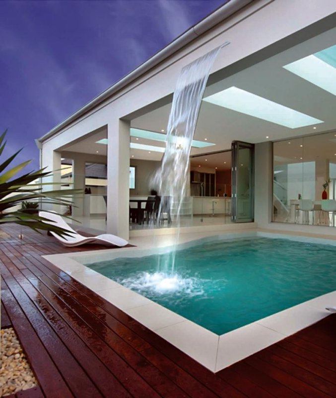 Sparkling pools