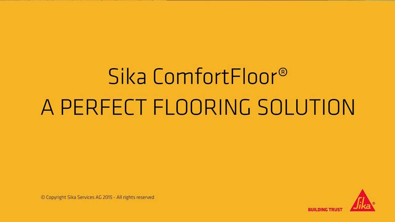 Sika ComfortFloor®, a professional flooring solution for a perfect look