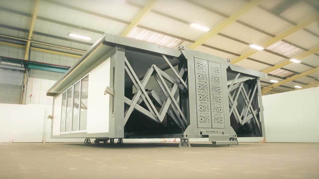 Ten Fold Engineering's Unfolding Building Prototype