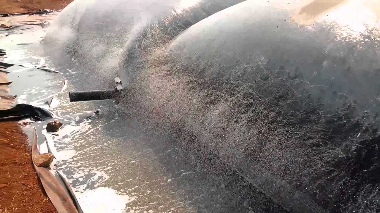 Geotube® Sludge Dewatering