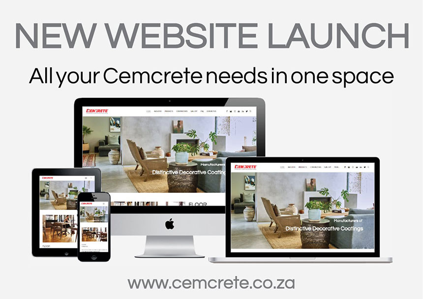 New Cemcrete all-in-one website