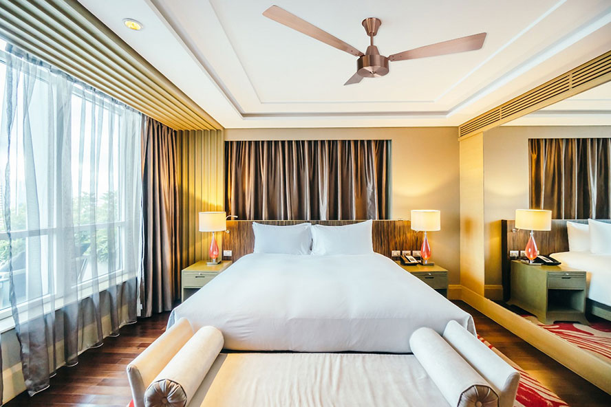 Rose gold range of fans plays nicely with the latest trends