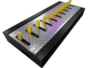 Single Direction Traffic Flow Spike Barrier - Flush Mount