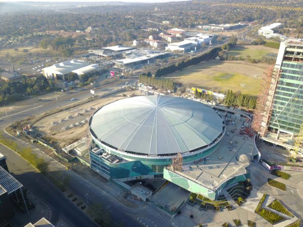 Time Square Sun Arena built using KlipLok cladding and