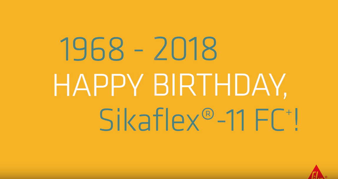 Sikaflex®-11FC+, with you on your journey for 50 years!