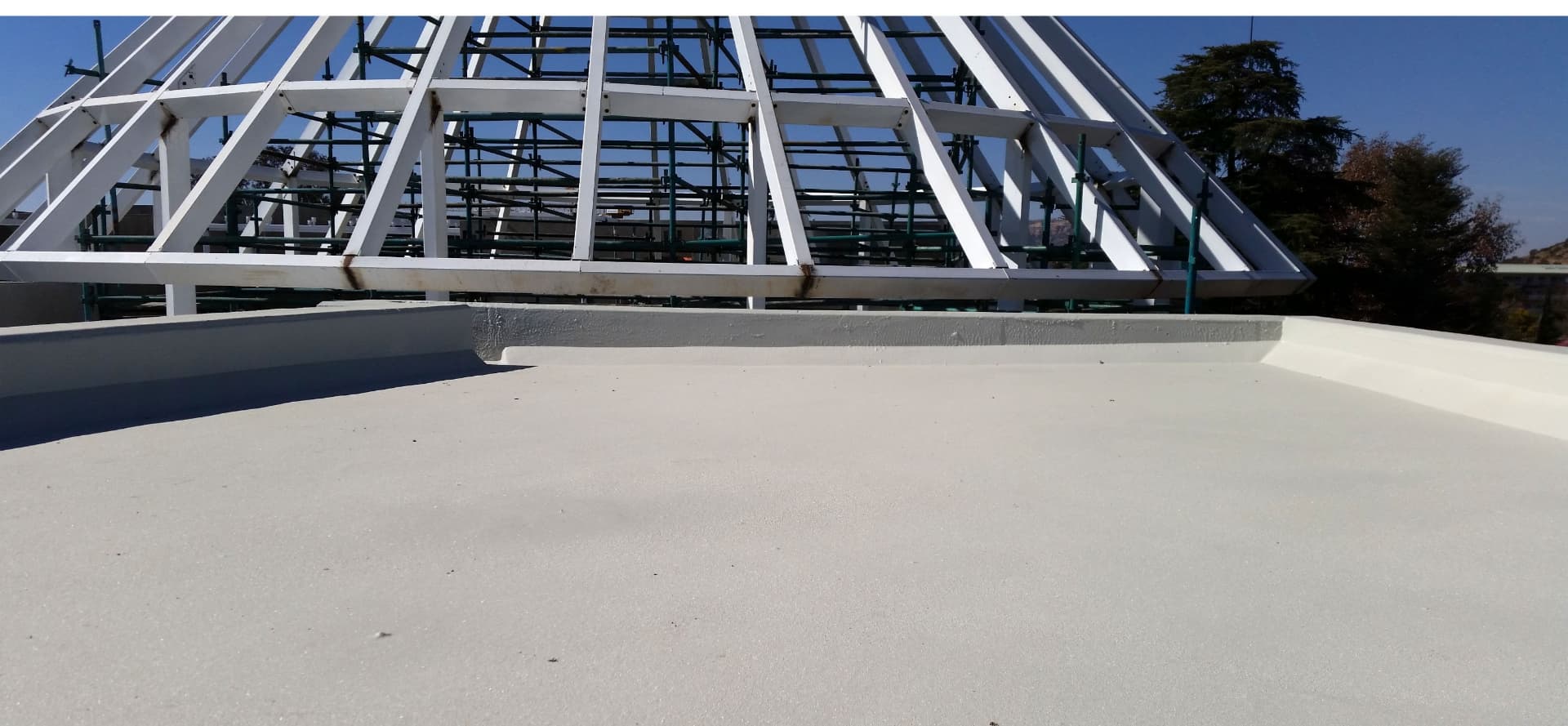 VIP polyurea sealant used to waterproof Royal Palace in Lesotho