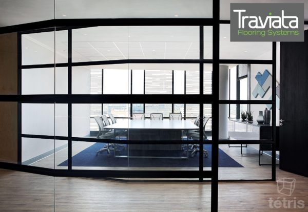 Flooring for workplaces and offices
