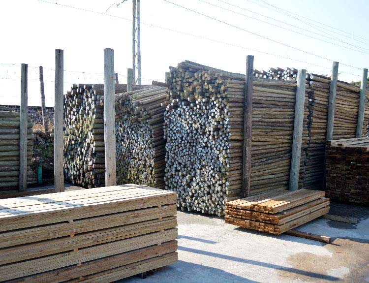 Guidance Note: Wooden piling or foundation poles used for permanent buildings