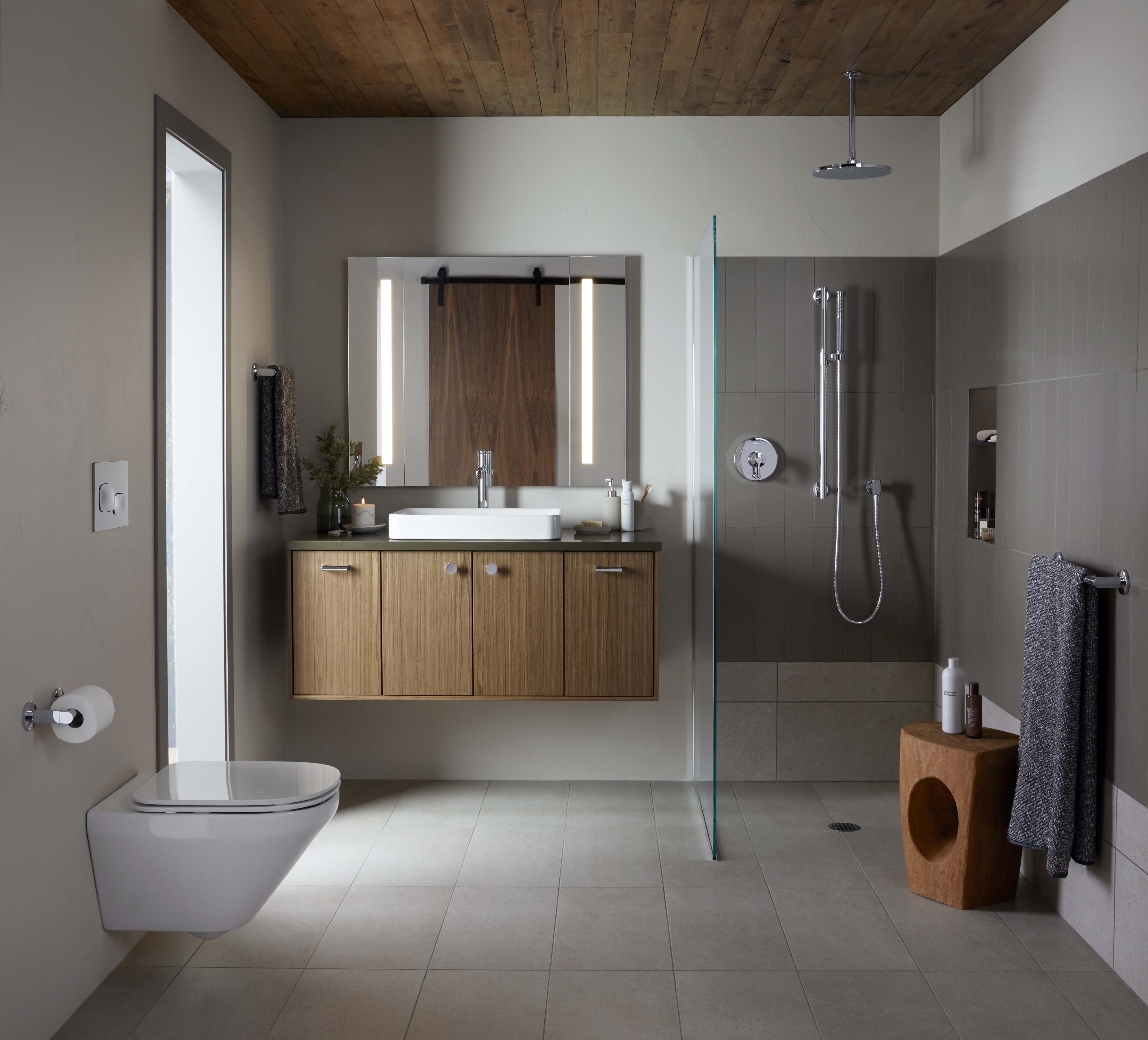 KOHLER'S footprint on rise - Kohler Bathroom Featuring MoDernLife Toilet Ft SlimSeat Copy