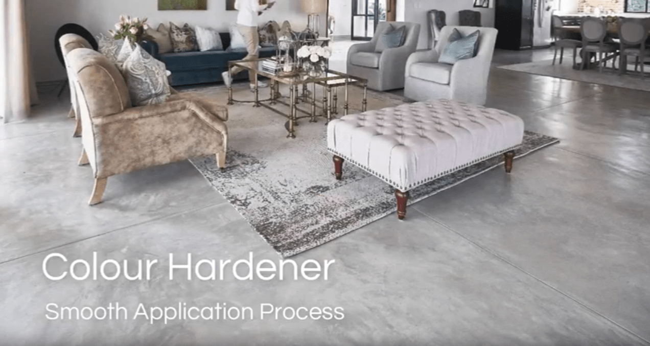 Cemcrete Colour Hardener Application Overview