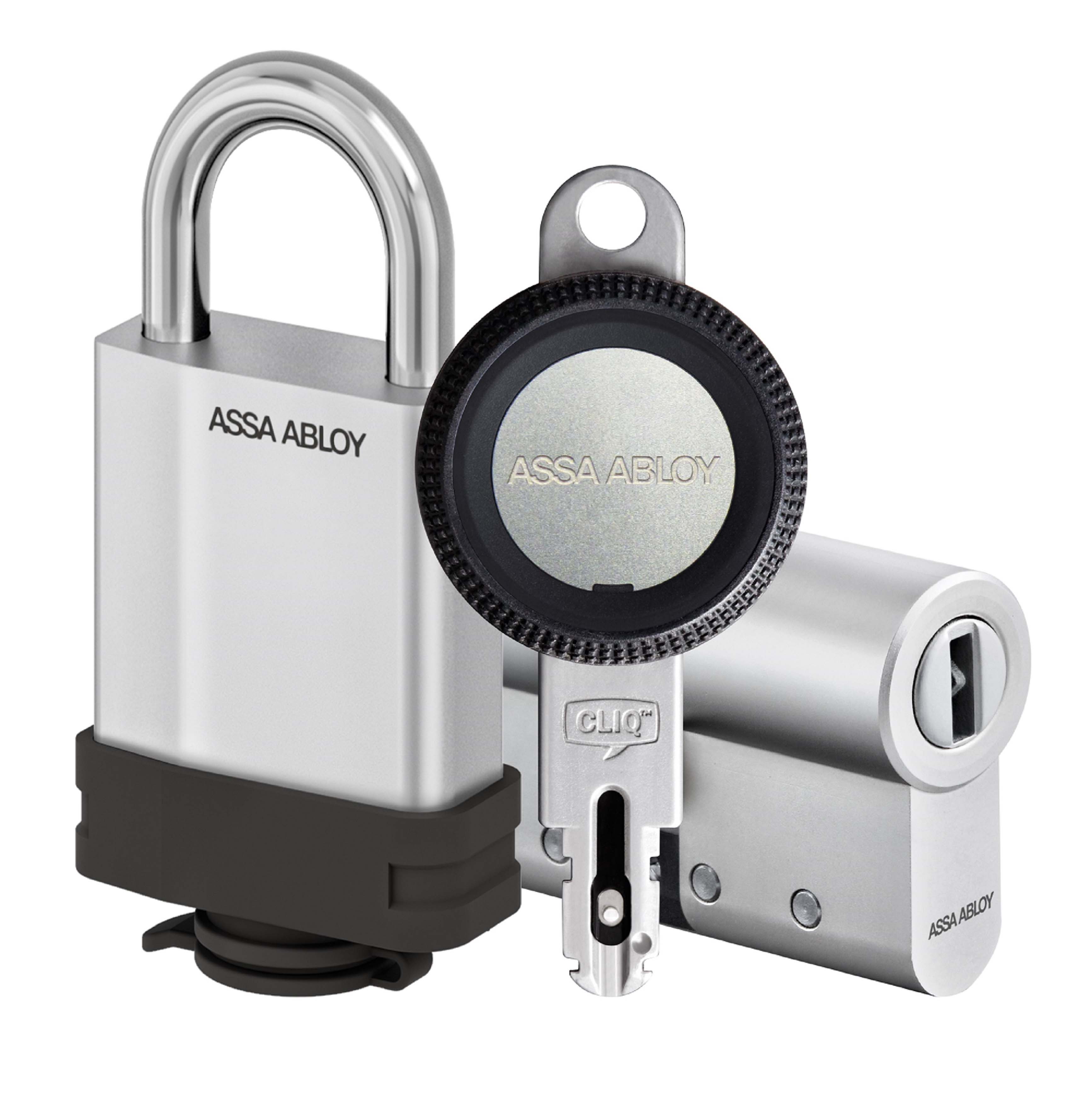 eCLIQ™ Padlock, Key & Cylinder from ASSA ABLOY