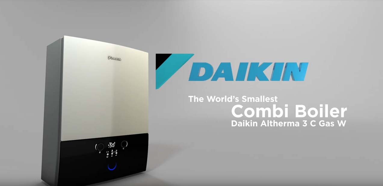 Daikin Altherma 3 C Gas W, the Daikin genuine combi boiler