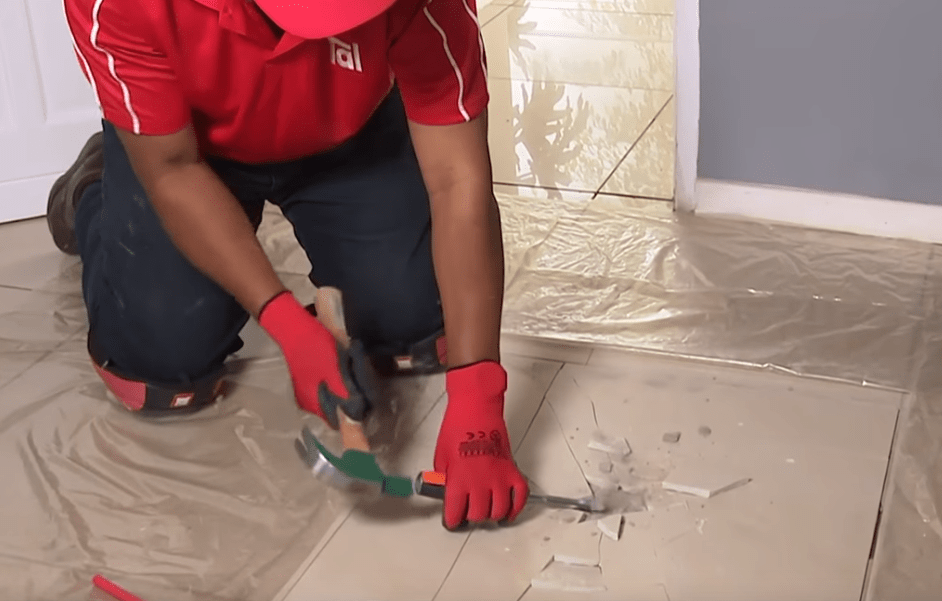 How to replace a cracked tile and improve the look of your home