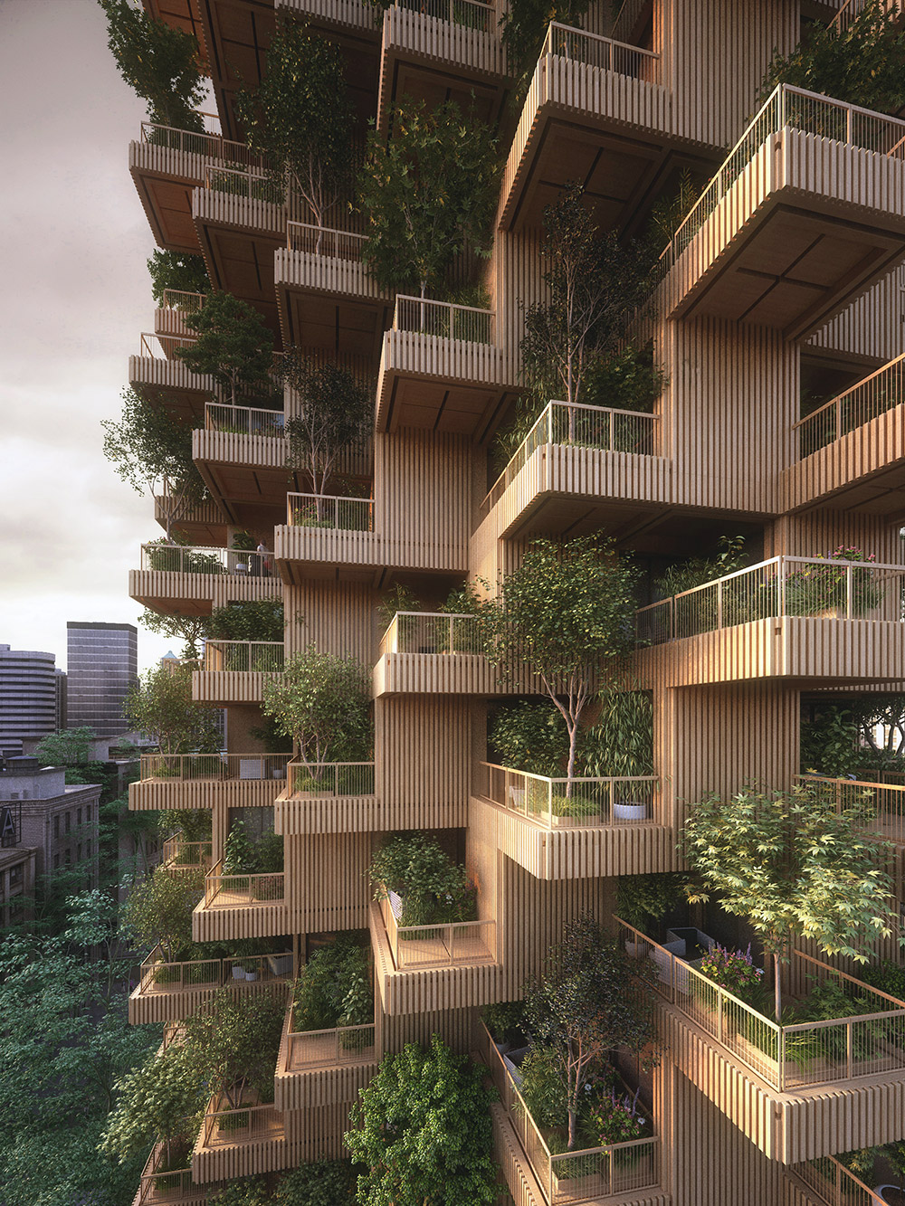 Cross-laminated timber building Toronto
