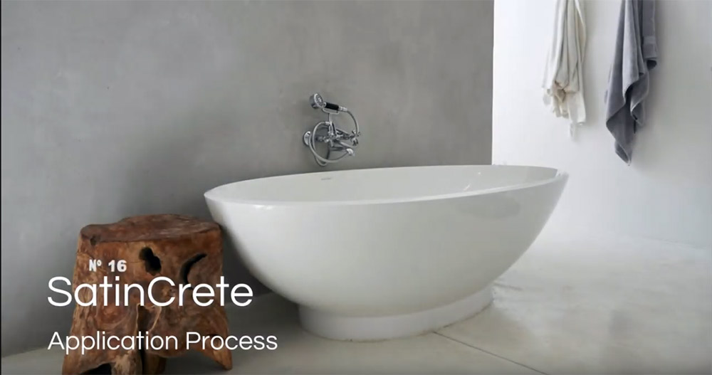 Cement based decorative plaster | SatinCrete Application Overview