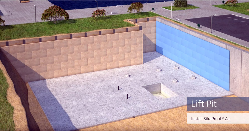 SikaProof A+ - The fully bonded Waterproofing System