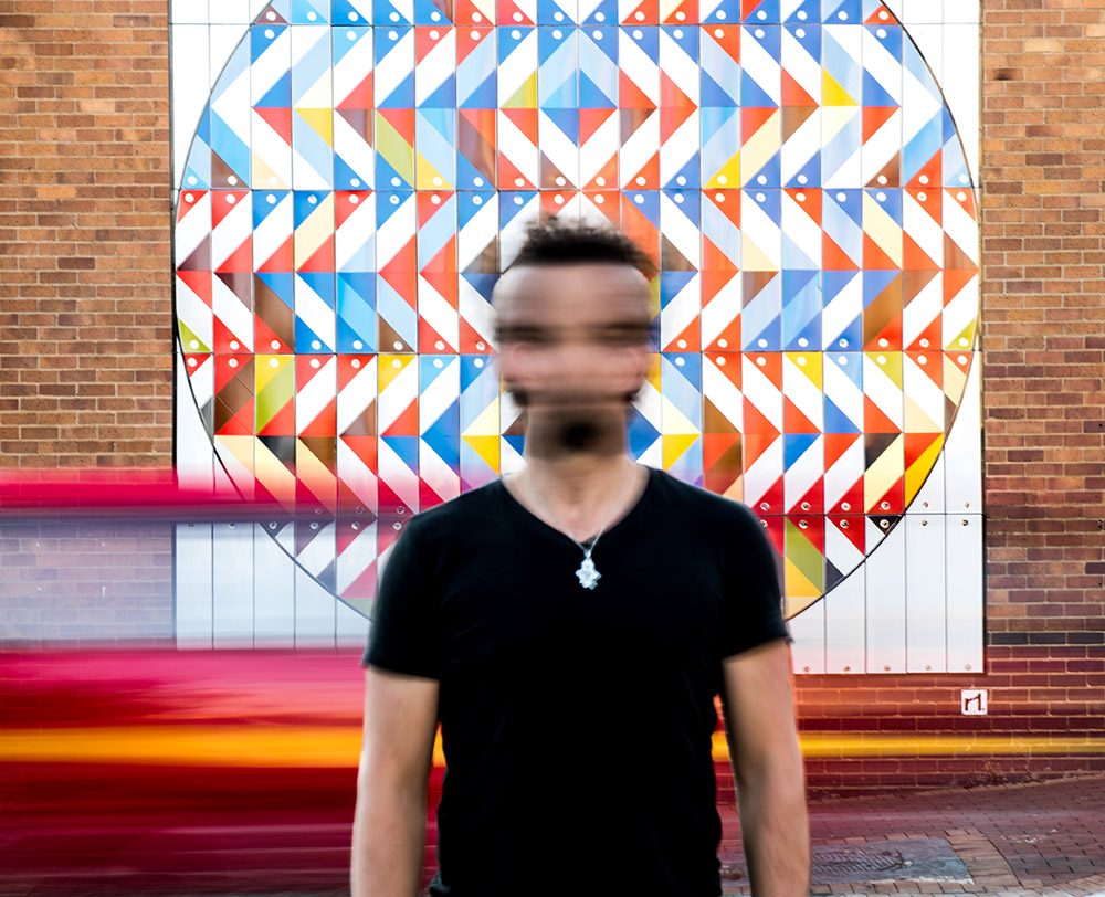 Feature Artist for 100% Design South Africa, street artist r1