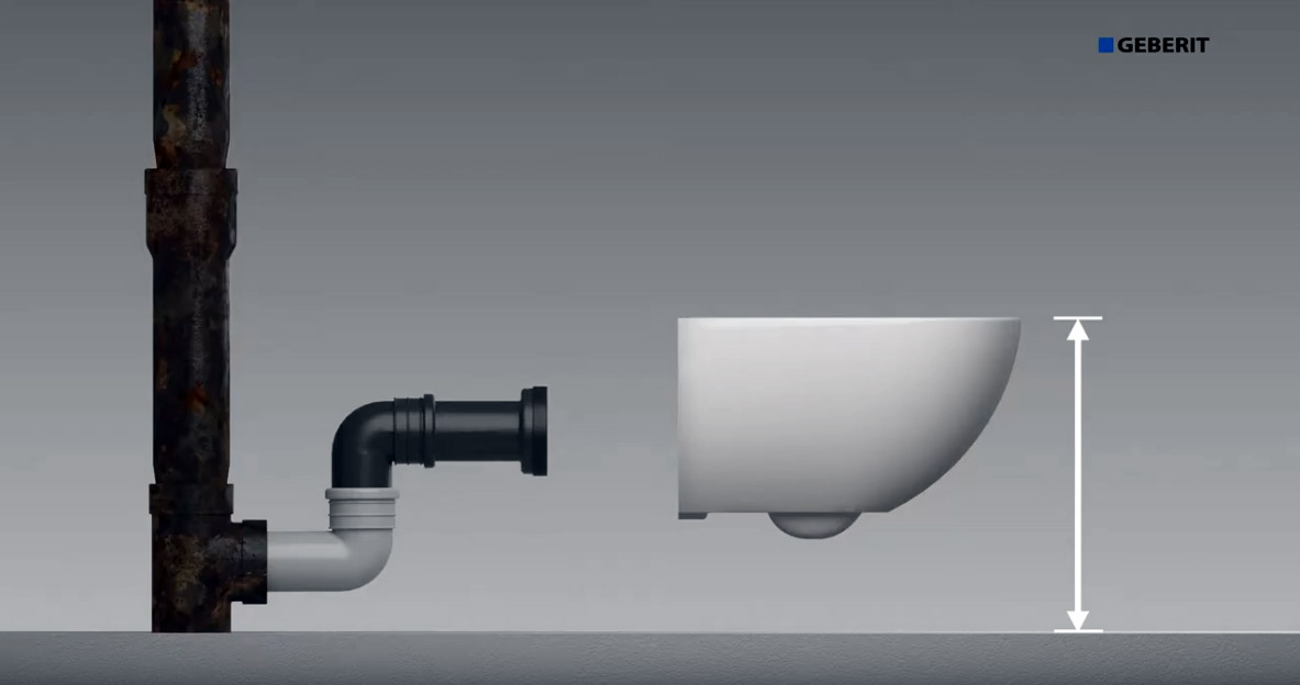 Duofix Delta Acanto for Plattenbau - Installation