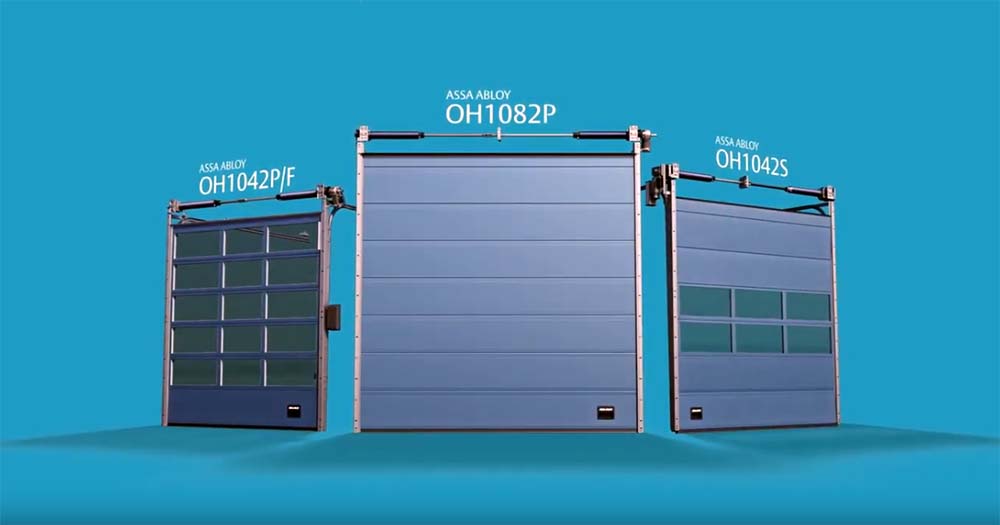 Meet the family of overhead sectional doors from ASSA ABLOY Entrance Systems