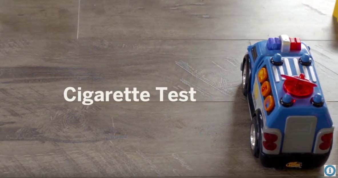 AtroGuard® Flooring Cigarette Burn Resistance Test