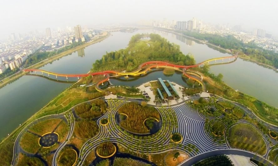sponge city Shanghai future city with rainwater harvesting and water reuse