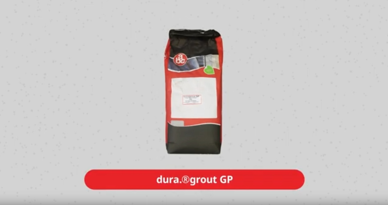 dura grout GP ready-for-use Portland cement-based grouting compound