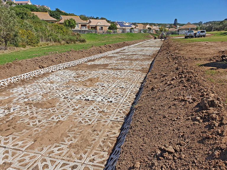 Terracrete ® permeable pavers for a greener Mossel Bay