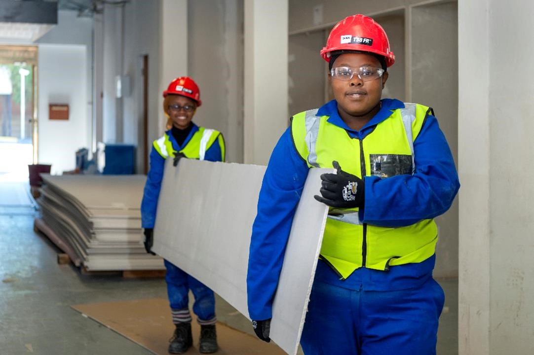 occupational health and safety certification for Gyproc Germiston plant South Africa