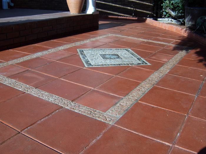 paint over patio tiles