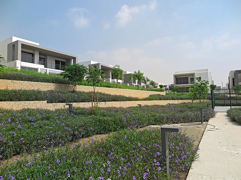 Superb hardscape with Terraforce at Dubai Hills Estate