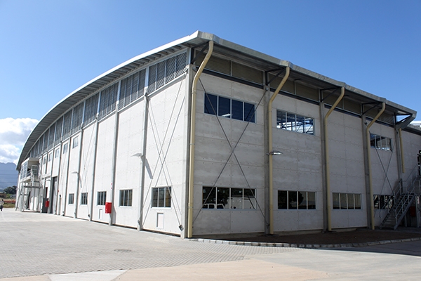 cladding on warehouse fibre-cement 