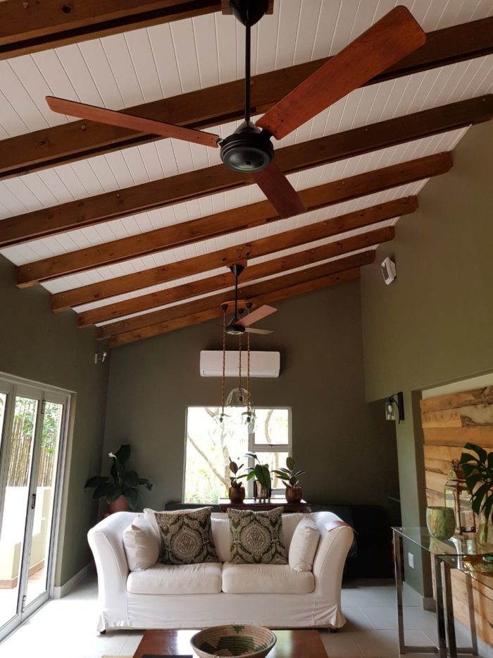 Ceiling fan or air conditioning
