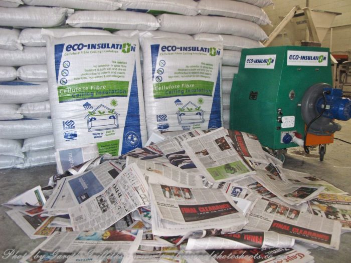 Supporting the recycling industry EcoInsulation under roof and floor