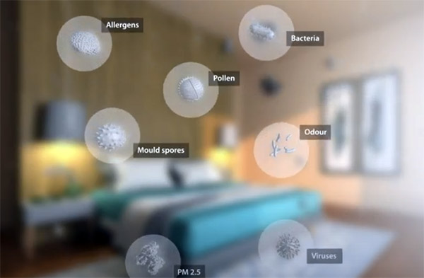 Streamer technology air purifier MC55W