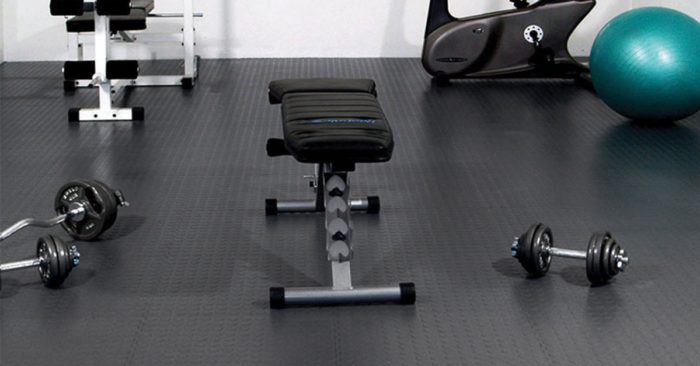 pvc interlocking gym floor tiles