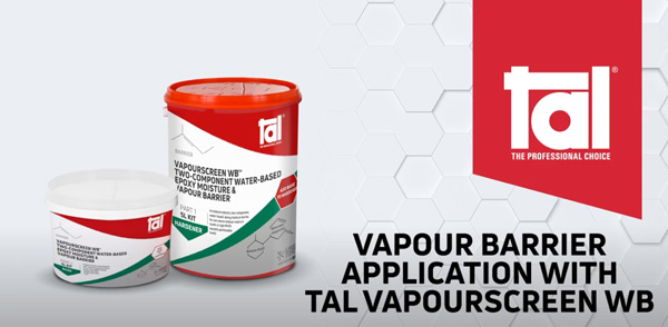 How to apply TAL Vapourscreen WB, in preparation for vinyl sheet flooring