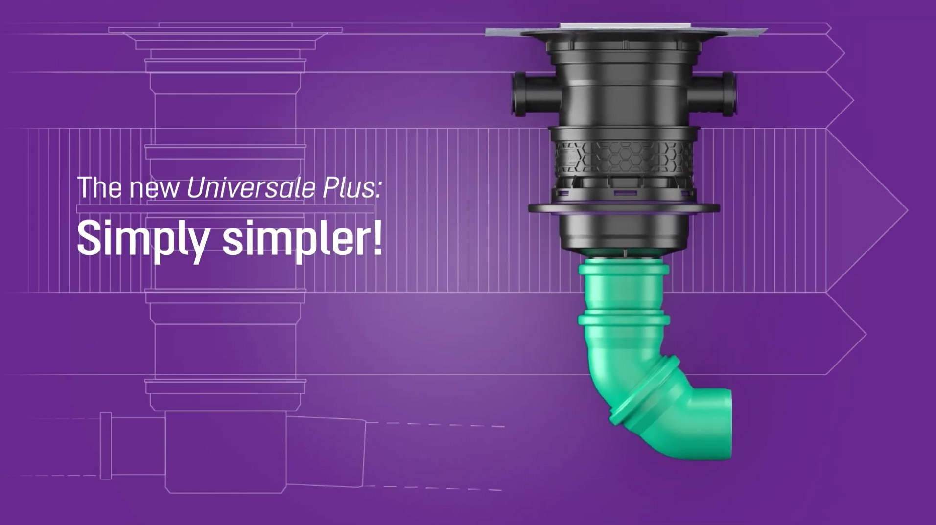 Universale Plus basement drain