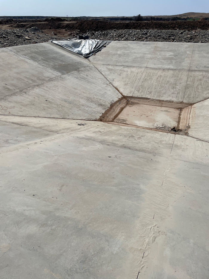 concrete waste treatment plant