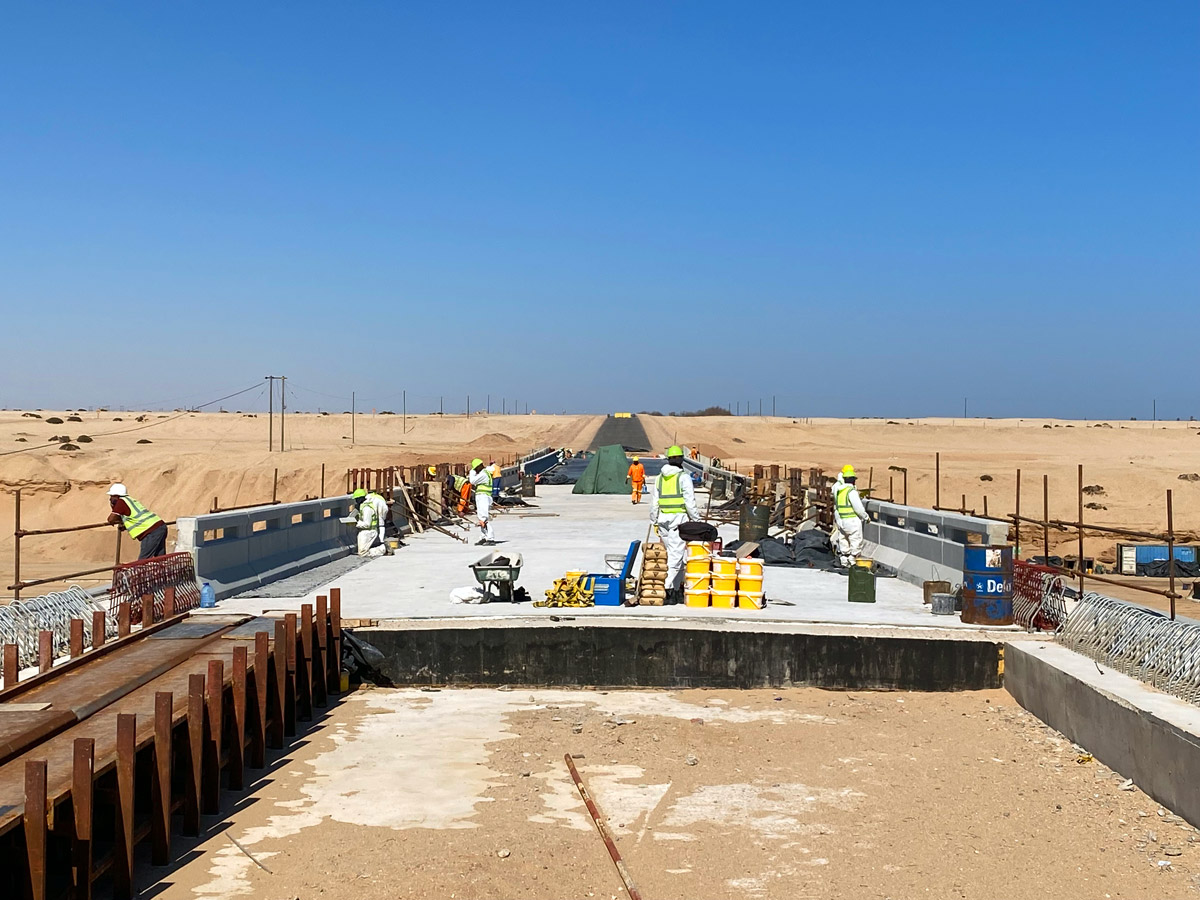 Sika products upgraded Omaruru River bridge