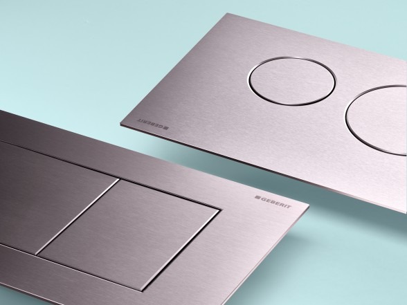 As thin as possible – The new Geberit Sigma40 actuator plate redefines modern bathroom design